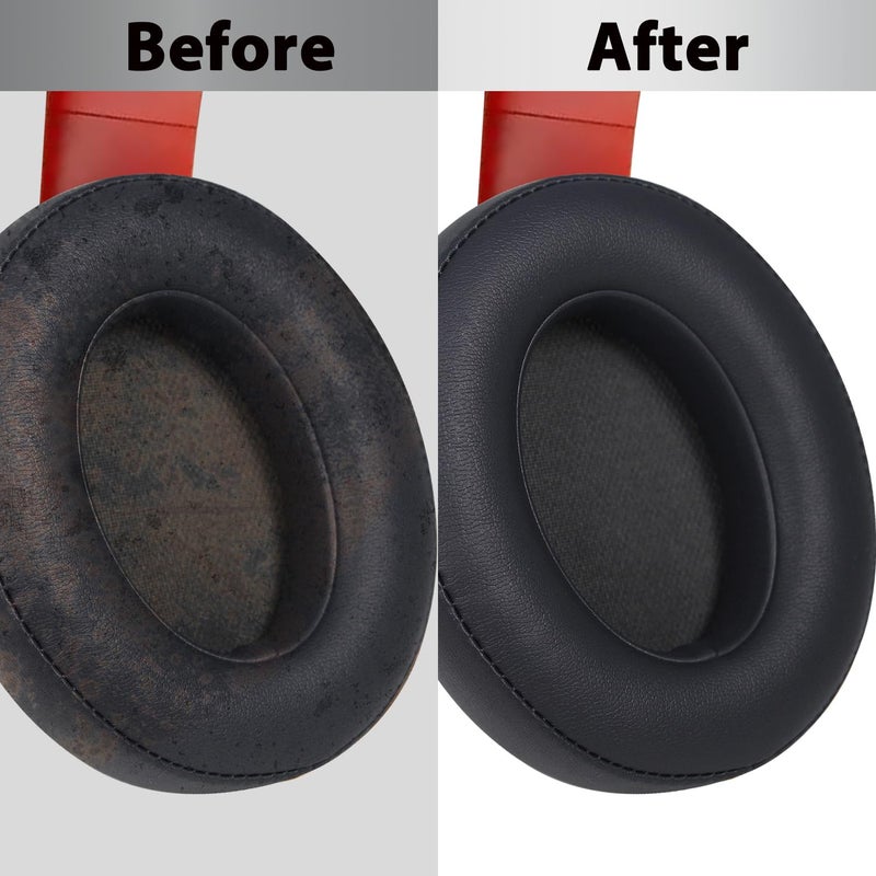 Adhiper Studio 2/3 Replacement Earpads Ear Pads Cushion Cover Compatible with Studio 2.0 Wired/Wireless & Studio 3.0 B0500 B0501 Over-Ear Headphones (Titanium Gray) - Image 4
